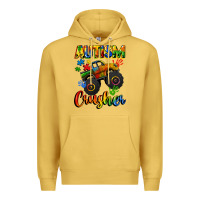 Antique Gold autism crusher Premium Hoodie - CowGirlArtShop