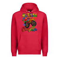Cardinal autism crusher Premium Hoodie - CowGirlArtShop