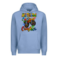 Colony Blue autism crusher Premium Hoodie - CowGirlArtShop