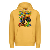 Mustard autism crusher Premium Hoodie - CowGirlArtShop