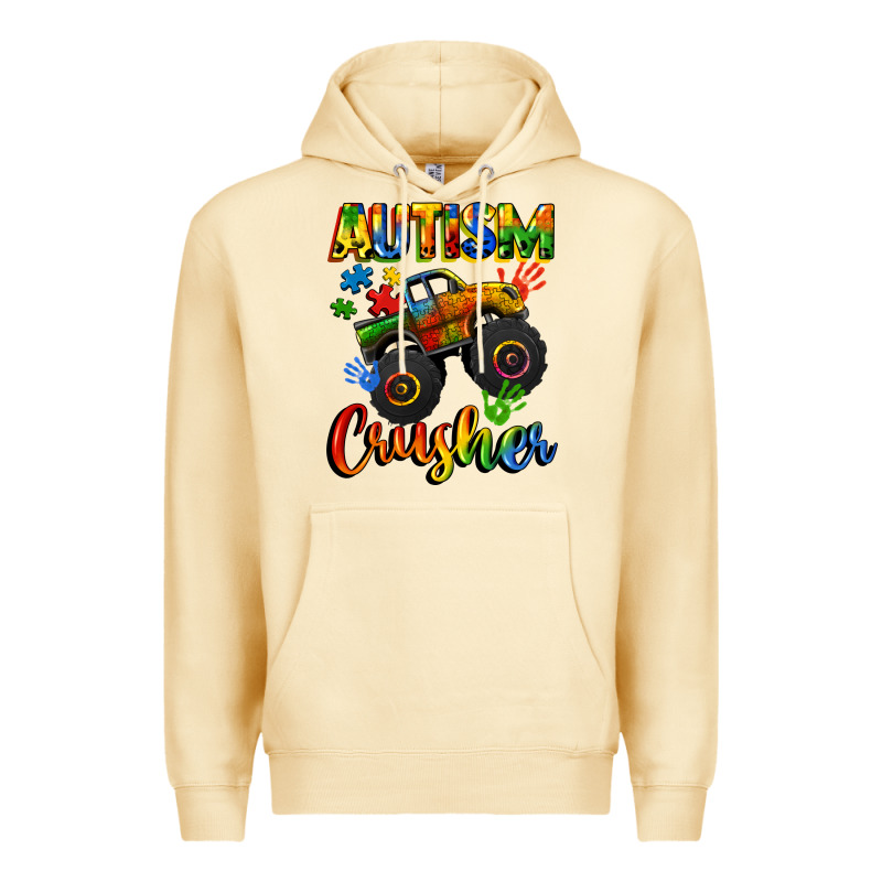 Autism Crusher Premium Hoodie by CowGirlArtShop | Teevron
