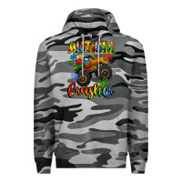 Slate Camo autism crusher Premium Hoodie - CowGirlArtShop