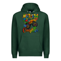 Sports Green autism crusher Premium Hoodie - CowGirlArtShop