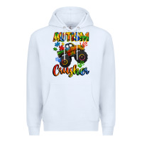 White autism crusher Premium Hoodie - CowGirlArtShop