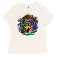 Jesus And Mary With God Ladies Tee | Teevron