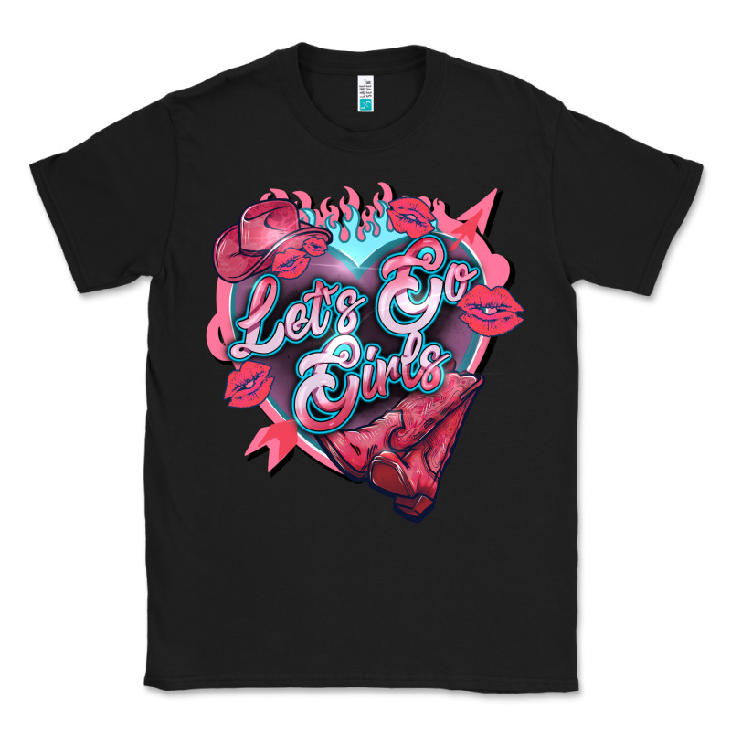 Lets Go Girls Pink Classic Tee by NancyCooperArtShop | Teevron