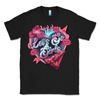 Black lets go girls pink Classic Tee - NancyCooperArtShop