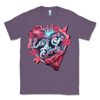 Lavender lets go girls pink Classic Tee - NancyCooperArtShop