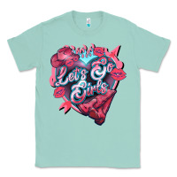 Seafoam lets go girls pink Classic Tee - NancyCooperArtShop