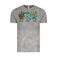 Cloud Rock peace love cross Vintage Tee - NancyCooperArtShop