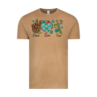 Vintage Camel peace love cross Vintage Tee - NancyCooperArtShop
