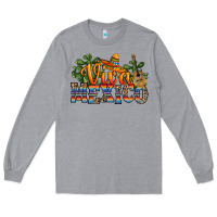 Heather Grey viva mexico Long Sleeve Tee - RanaPortraitStore