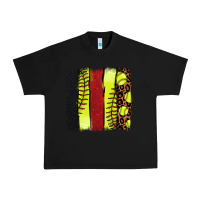 Black softball brushstroke Urban Heavy Tee - NancyCooperArtShop