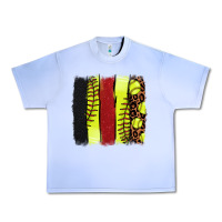 Grape Ice softball brushstroke Urban Heavy Tee - NancyCooperArtShop