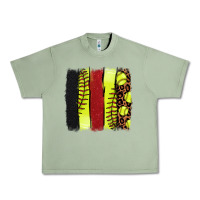 Oil Green softball brushstroke Urban Heavy Tee - NancyCooperArtShop