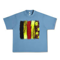 Pebble Blue softball brushstroke Urban Heavy Tee - NancyCooperArtShop