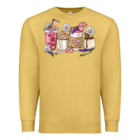 Antique Gold Mama coffee cup mother's day Premium Sweatshirt - HowdyJamesFarm