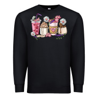 Black Mama coffee cup mother's day Premium Sweatshirt - HowdyJamesFarm