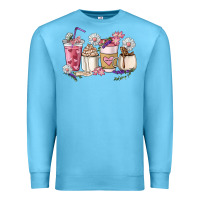 Ocean Blue Mama coffee cup mother's day Premium Sweatshirt - HowdyJamesFarm