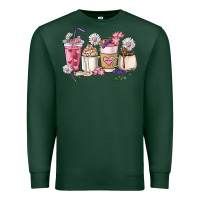 Sports Green Mama coffee cup mother's day Premium Sweatshirt - HowdyJamesFarm