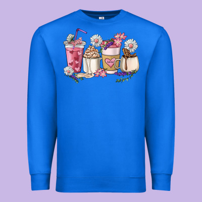 Mama Coffee Cup Mother's Day Premium Sweatshirt Designed By Howdyjamesfarm