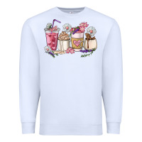 White Mama coffee cup mother's day Premium Sweatshirt - HowdyJamesFarm