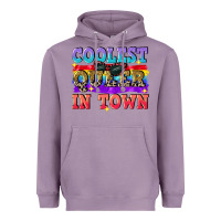 Lavender Coolest queer in town Heavyweight Hoodie - CowGirlArtShop