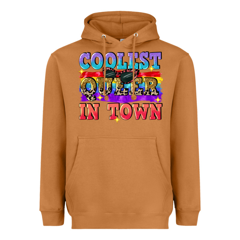 Coolest Queer In Town Heavyweight Hoodie by CowGirlArtShop | Teevron