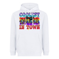 White Coolest queer in town Heavyweight Hoodie - CowGirlArtShop