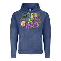 Vintage Denim mardi gras Vintage Hoodie - MaliasSmallBusiness