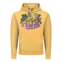 Vintage Mustard mardi gras Vintage Hoodie - MaliasSmallBusiness