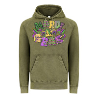 Vintage Olive mardi gras Vintage Hoodie - MaliasSmallBusiness