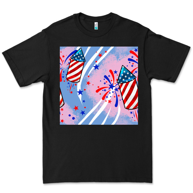 Patriotic Fireworks Premium Tee by BundleAndBundleShop | Teevron