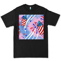 Black patriotic fireworks Premium Tee - BundleAndBundleShop