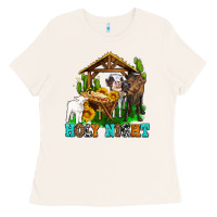 Holy Nıght Cows And Sunflowers Ladies Tee | Teevron