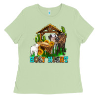 Matcha holy nıght cows and sunflowers Ladies Tee - AdoDesignShop
