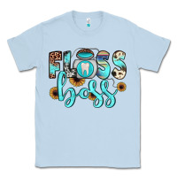 Dusty Blue floss boss Classic Tee - JahusDesignShop