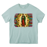 Serape Our Lady Of Guadalupe Heavy Core Tee | Teevron