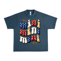 Midnight Navy American mini Urban Heavy Tee - NancyCooperArtShop