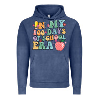Vintage Denim in my 100 days of school era Vintage Hoodie - MaliasSmallBusiness