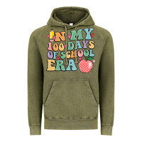 Vintage Olive in my 100 days of school era Vintage Hoodie - MaliasSmallBusiness