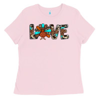 Bubblegum Pink love turkey Ladies Tee - JahusDesignShop