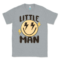 Heather Grey little man Classic Tee - MaliasSmallBusiness