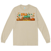 Mushroom fall is my favorite color libbey glass Long Sleeve Tee - BundleAndBundleShop
