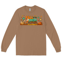 Toasted Coconut fall is my favorite color libbey glass Long Sleeve Tee - BundleAndBundleShop