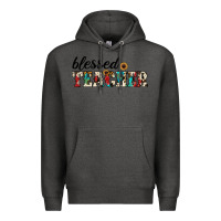 Charcoal Heather blessed teacher Premium Hoodie - JahusDesignShop