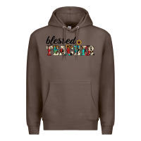 Coffee blessed teacher Premium Hoodie - JahusDesignShop
