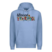 Colony Blue blessed teacher Premium Hoodie - JahusDesignShop