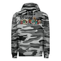 Slate Camo blessed teacher Premium Hoodie - JahusDesignShop