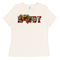 Christmas Howdy Bronco Rodeo Ladies Tee | Teevron